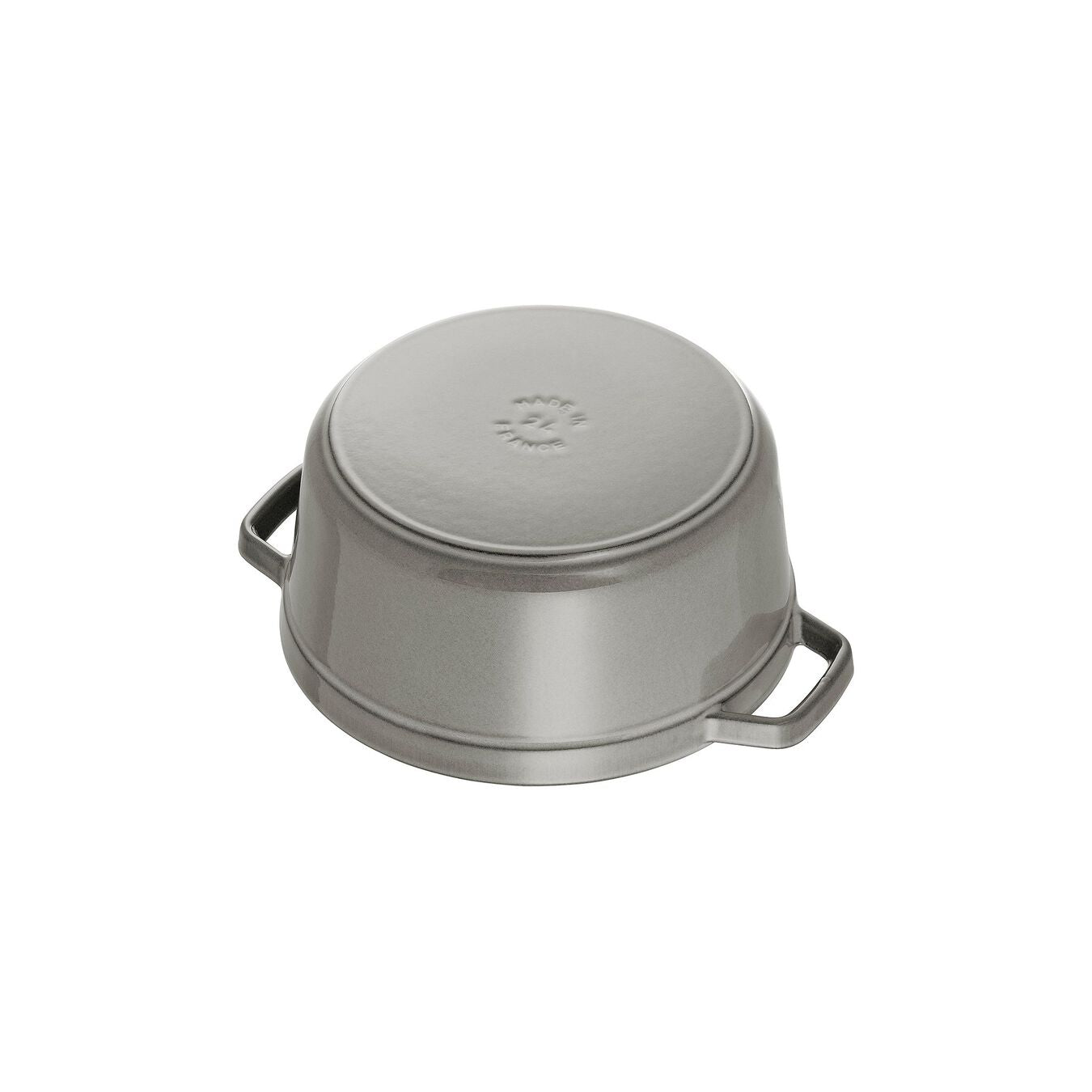 Graphite Grey Cast Iron Round Cocotte - 24cm / 3.7L – Gifts