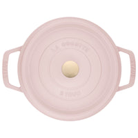 Sorbet Rose Cast Iron Round Cocotte - 22cm / 2.5L