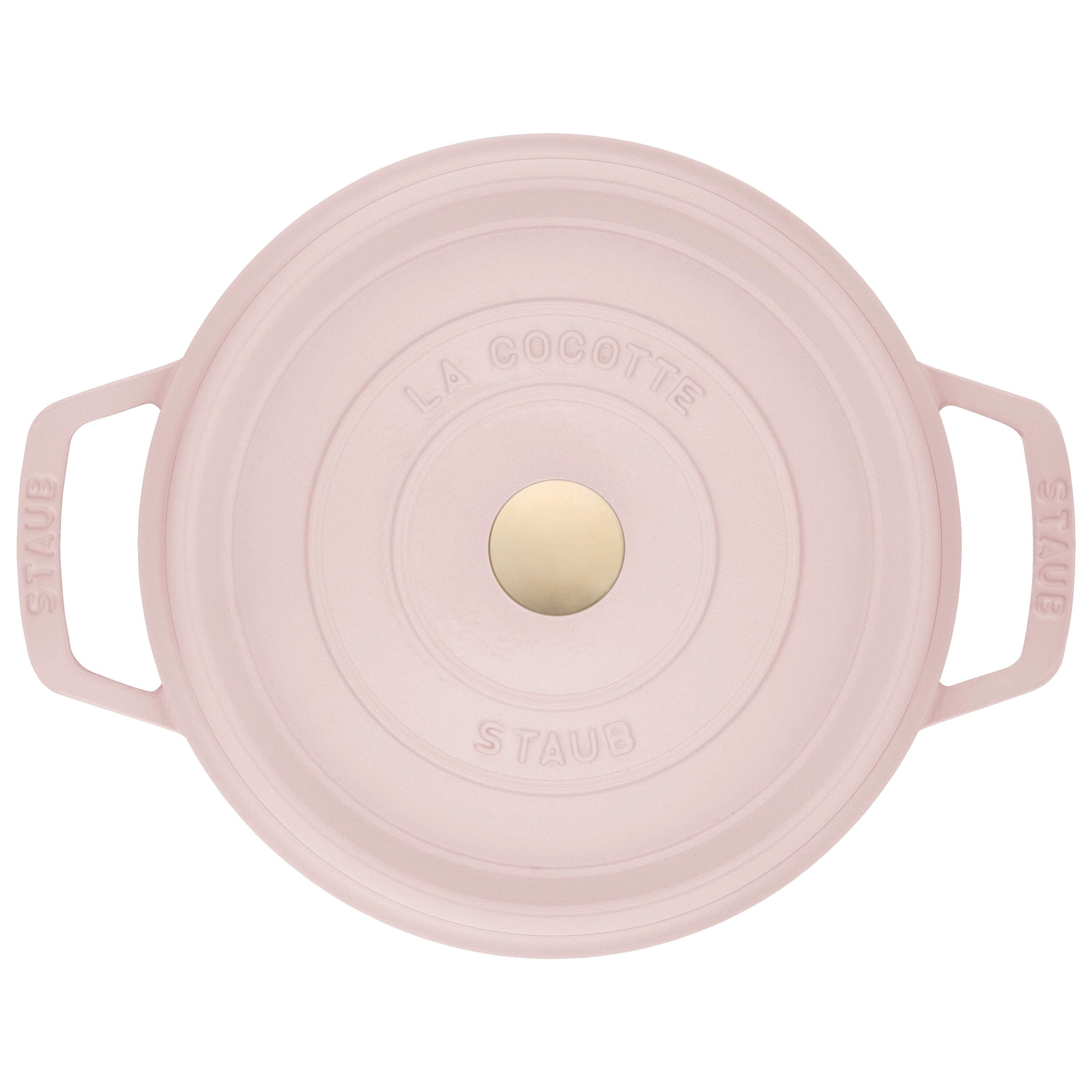 Sorbet Rose Cast Iron Round Cocotte - 22cm / 2.5L
