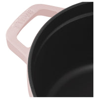 Sorbet Rose Cast Iron Round Cocotte - 22cm / 2.5L