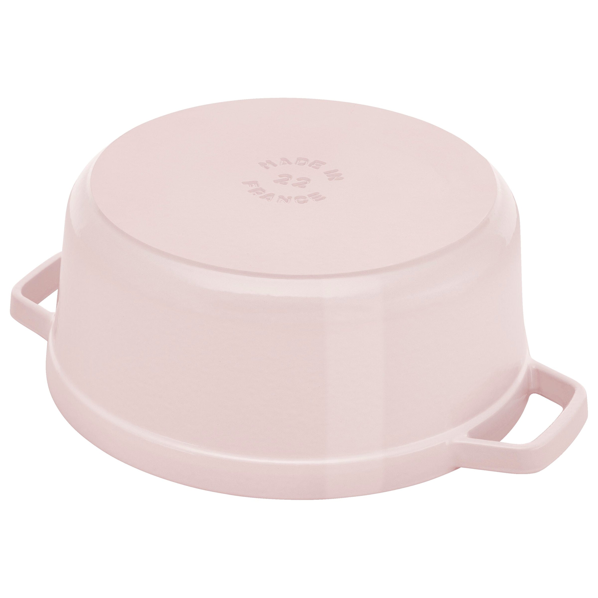 Sorbet Rose Cast Iron Round Cocotte - 22cm / 2.5L