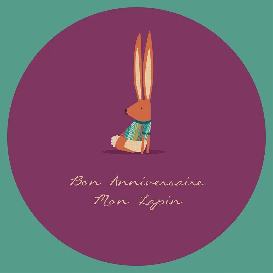 Bon Anniversaire Mon Lapin Carte de vœux