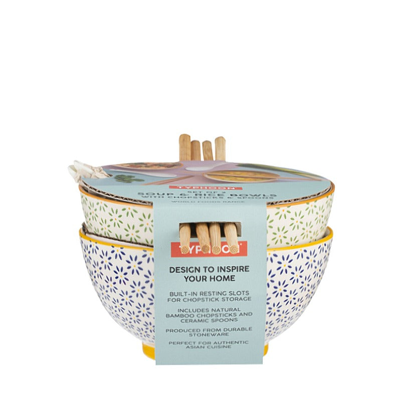 Juego de tazones para arroz y sopa