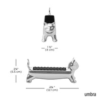 Ali Cat Ring Holder - Chrome