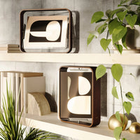 Marco de fotos Bellwood de 4 x 6 pulgadas - Nogal envejecido