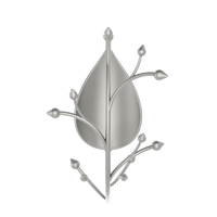 Soporte para joyería con forma de orquídea