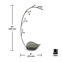 Soporte para joyería con forma de orquídea