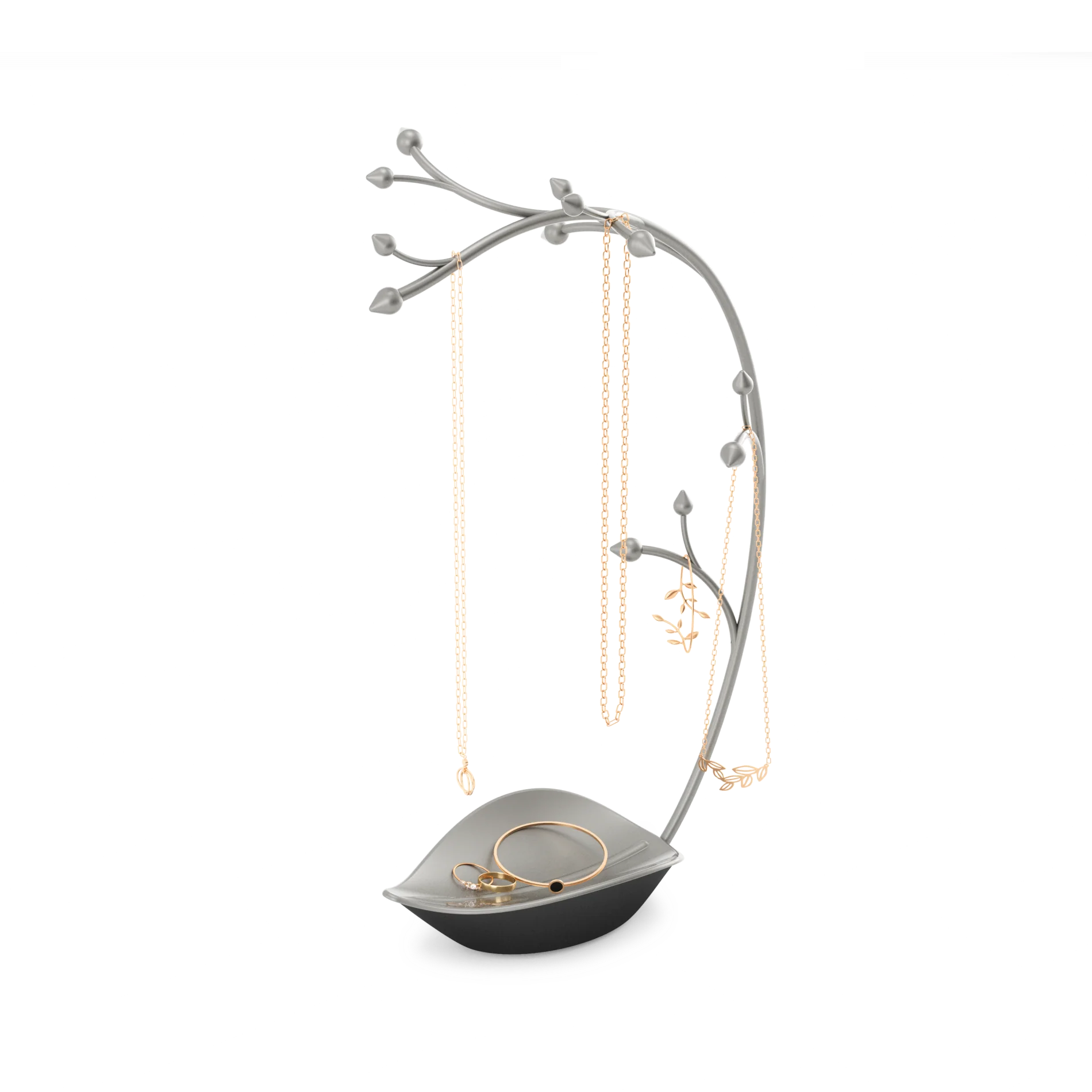 Soporte para joyería con forma de orquídea