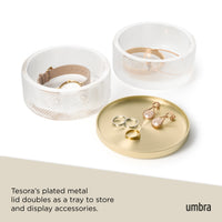 Tesora Glass Storage Box