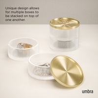 Tesora Glass Storage Box