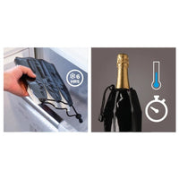 Wine Cooler Sleeve - Silver