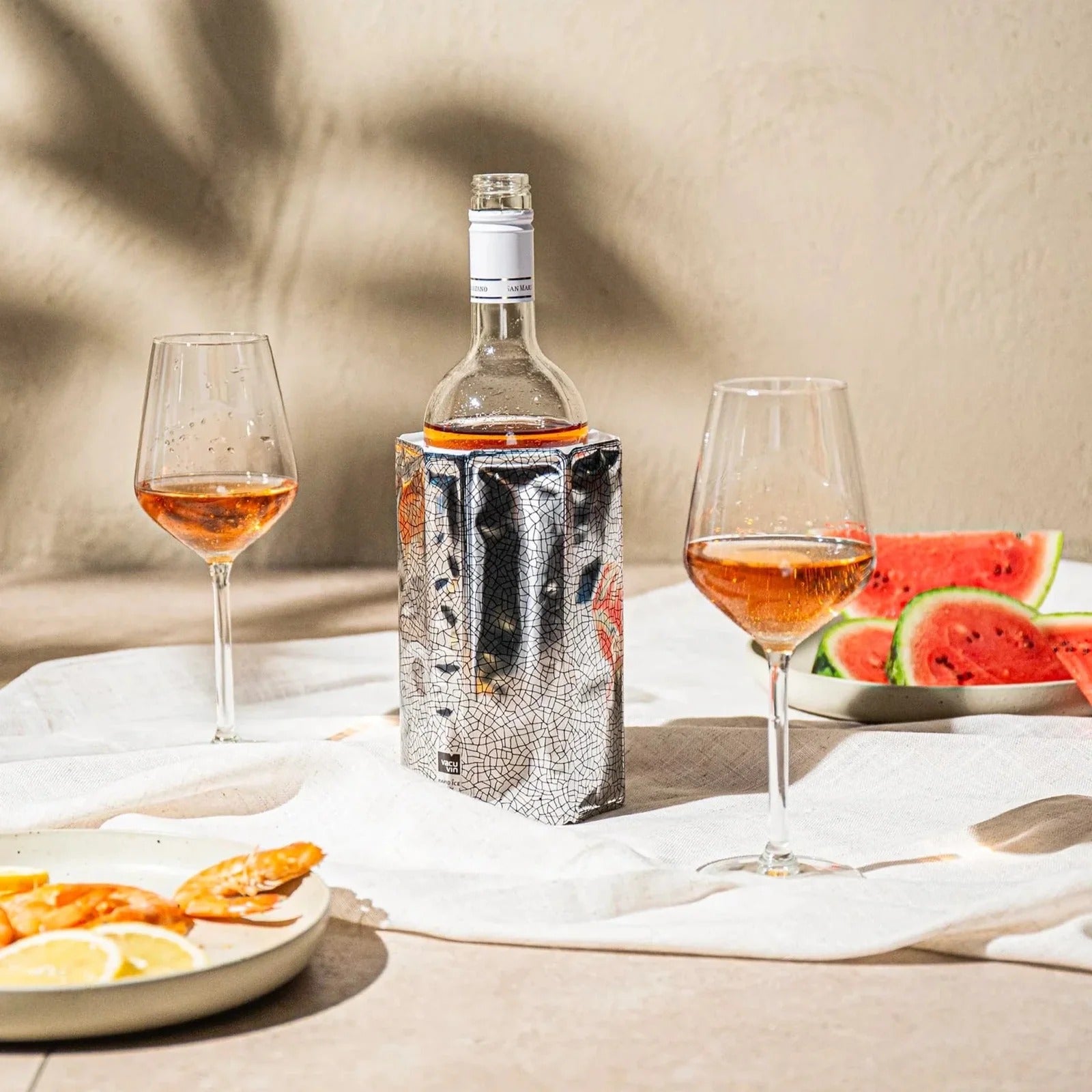 Wine Cooler Sleeve - Silver