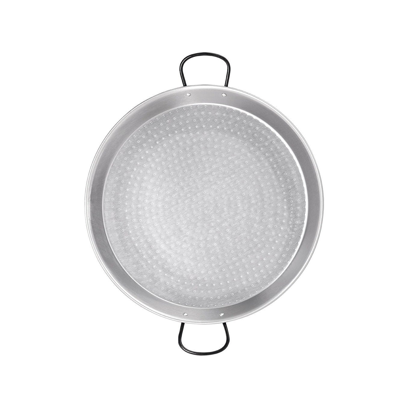 La Valenciana Polished Steel Paella Pan 34cm