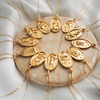 Collar Zodiaco Libra Oro