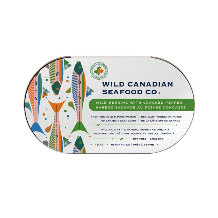 Wild Herring with Cracked Pepper 180g