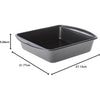 Perfect Results Premium Non-Stick 8-Inch Square Cake Pan