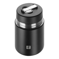 Black Stainless Steel Food Jar 700ml