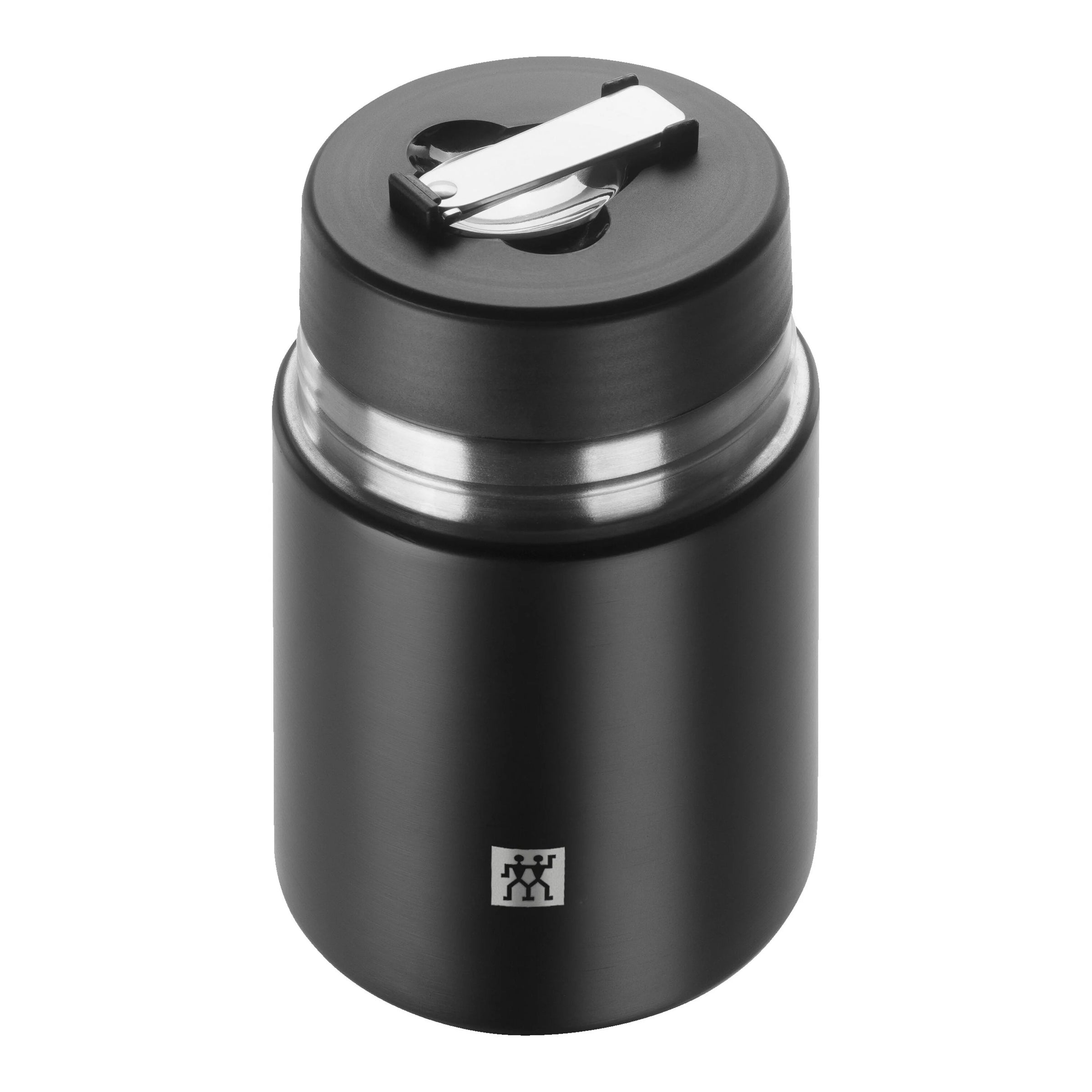 Black Stainless Steel Food Jar 700ml