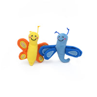 ZippyClaws Lot de 2 jouets pour chat papillon et libellule