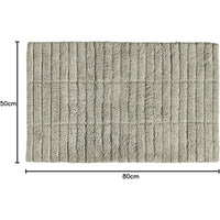 TILES Cotton Bath Mat - Eucalyptus Green 31" x 20"