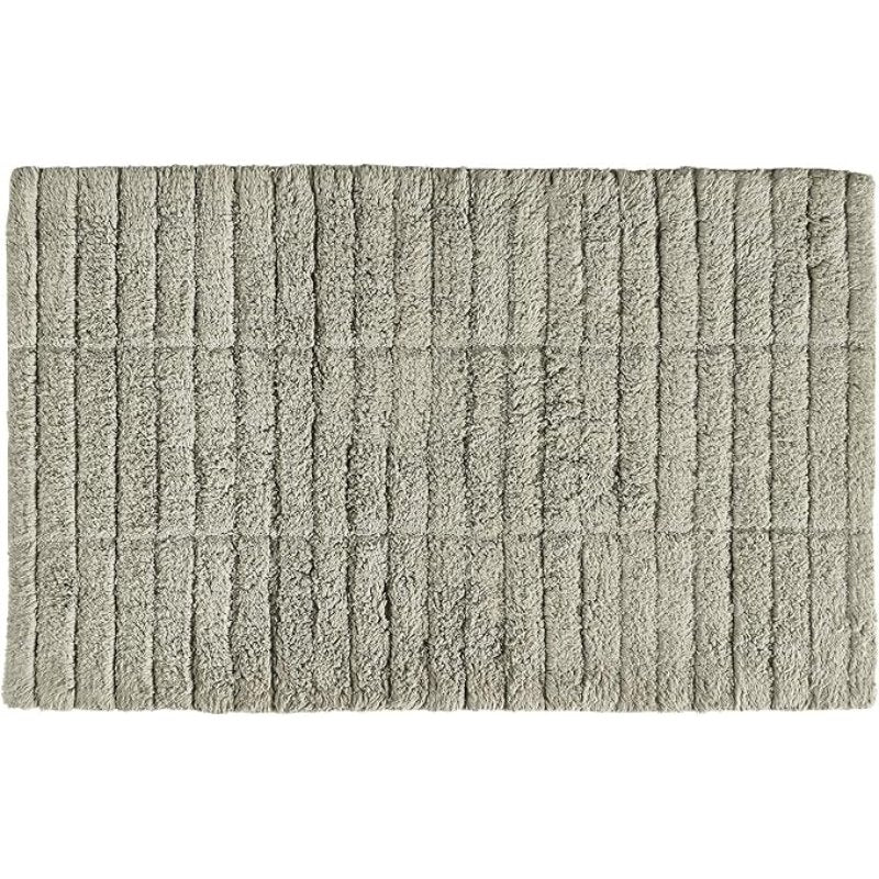 TILES Cotton Bath Mat - Eucalyptus Green 31" x 20"