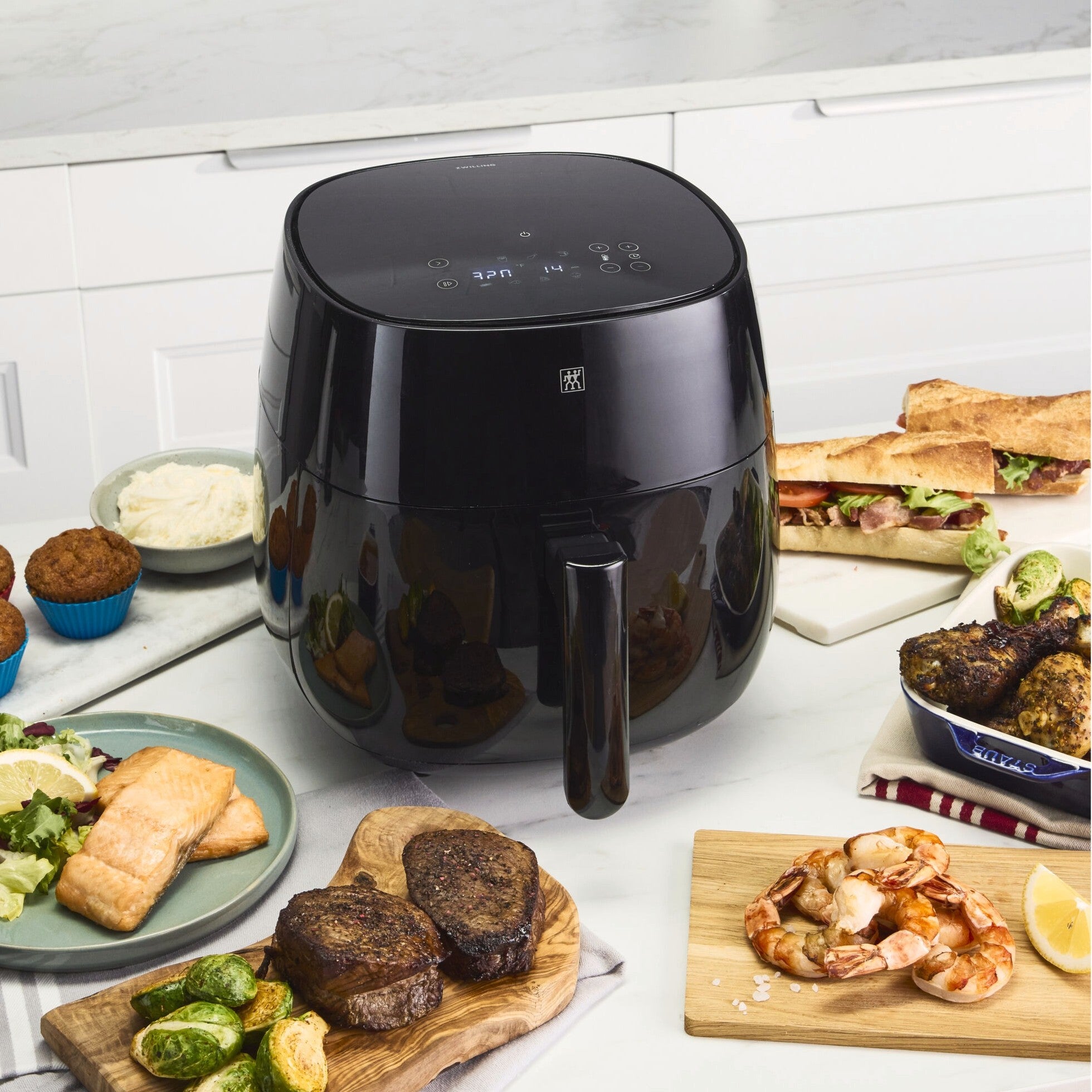 Ceramic Coated Air Fryer 4L Black