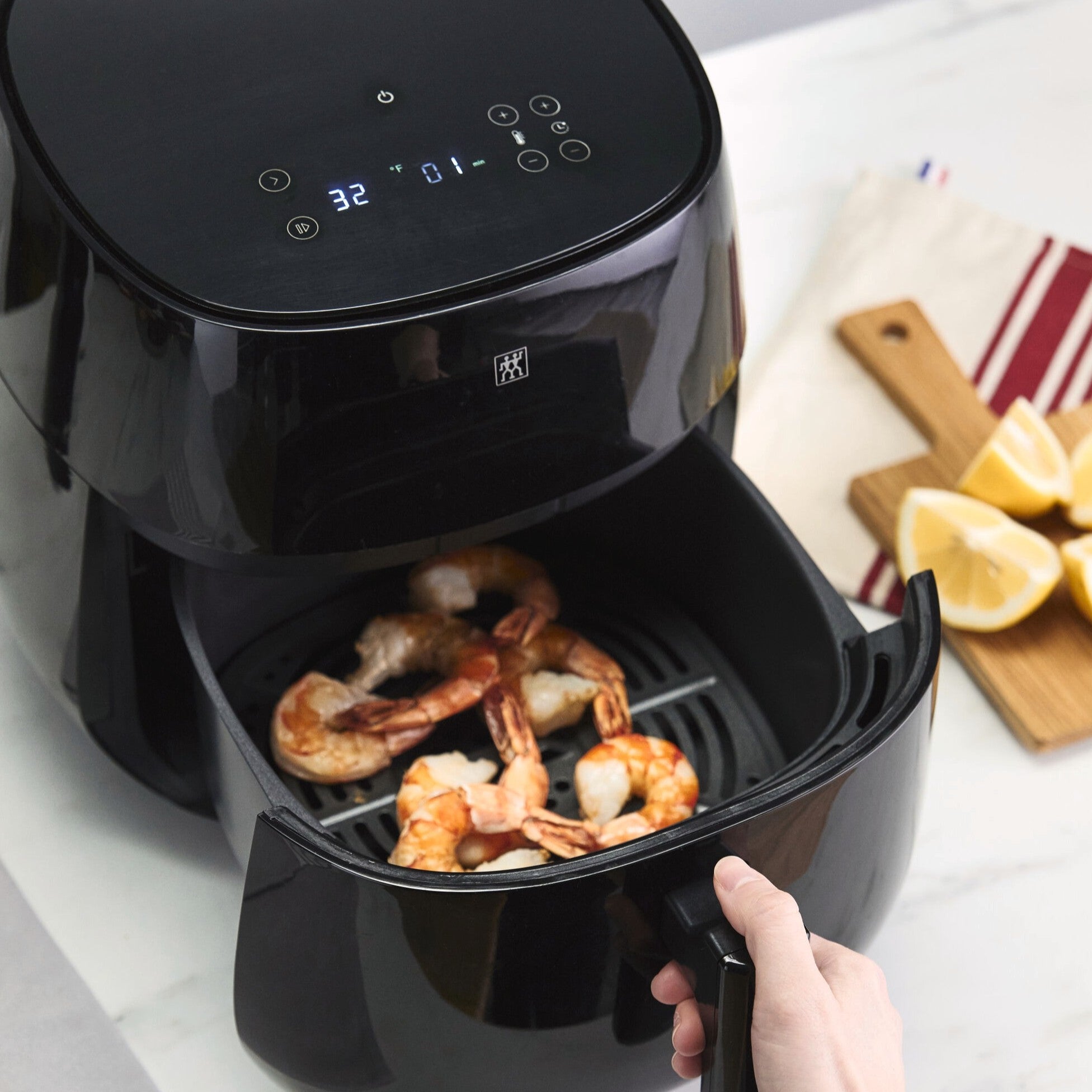 Ceramic Coated Air Fryer 4L Black