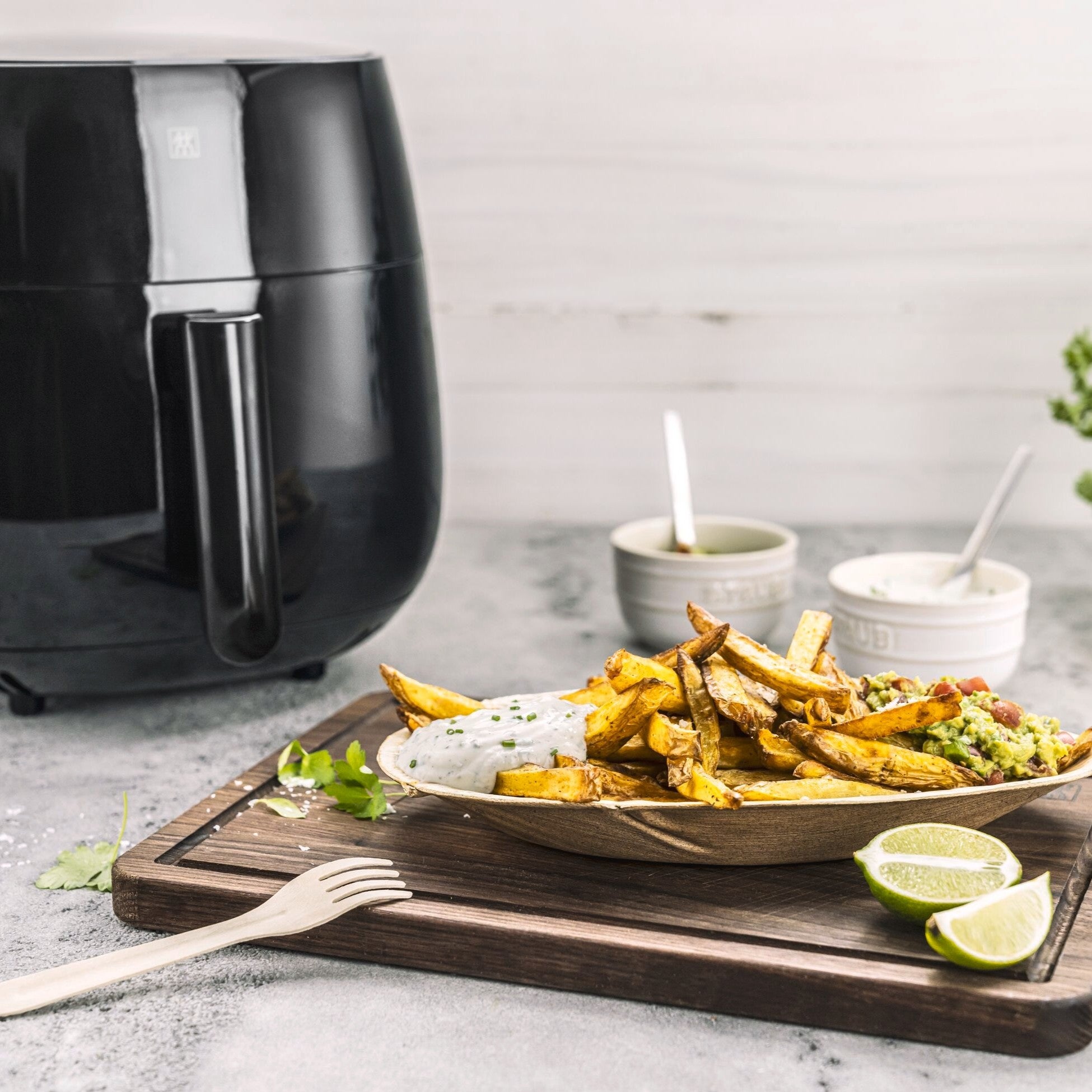 Ceramic Coated Air Fryer 4L Black