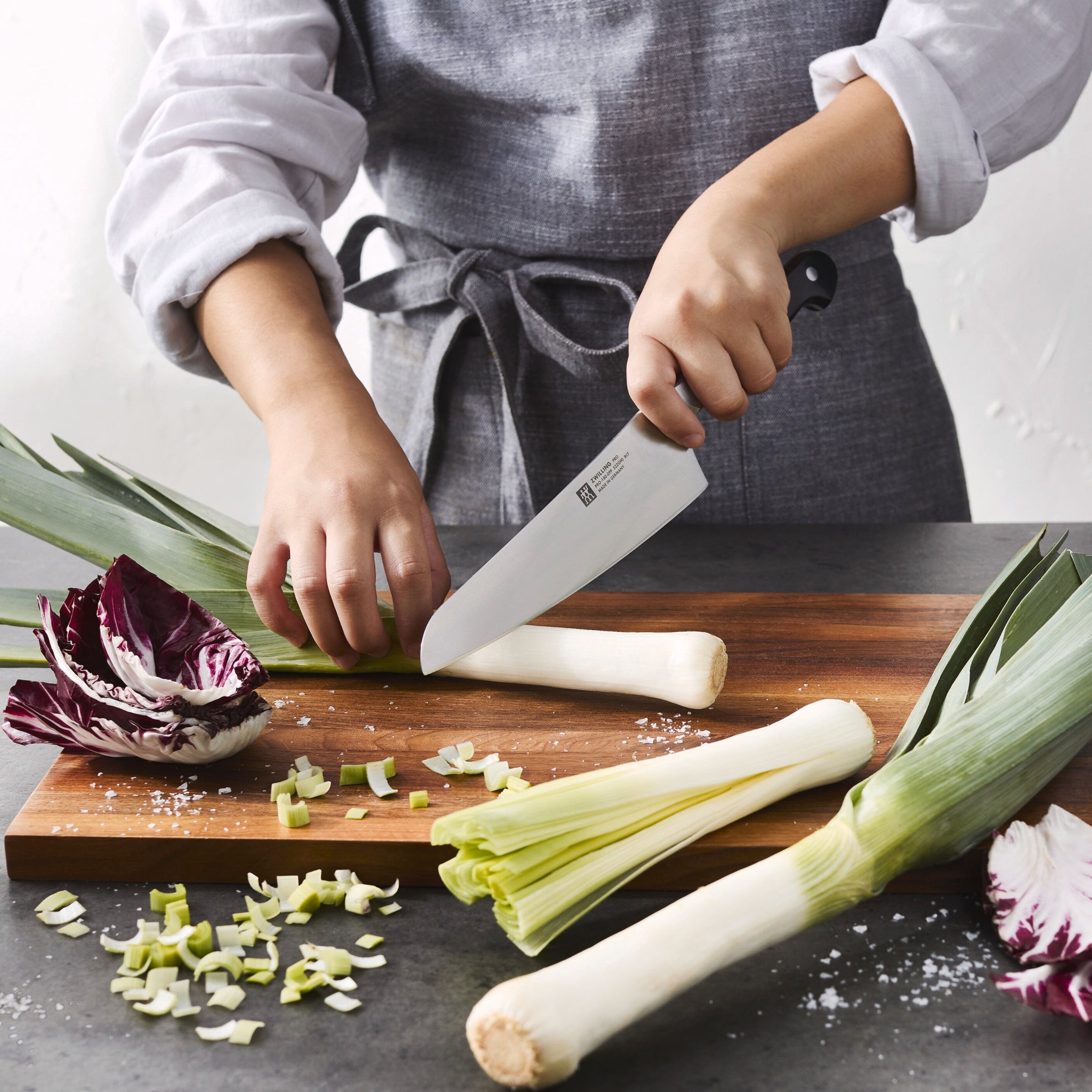 Cuchillo de chef compacto profesional de 7 pulgadas