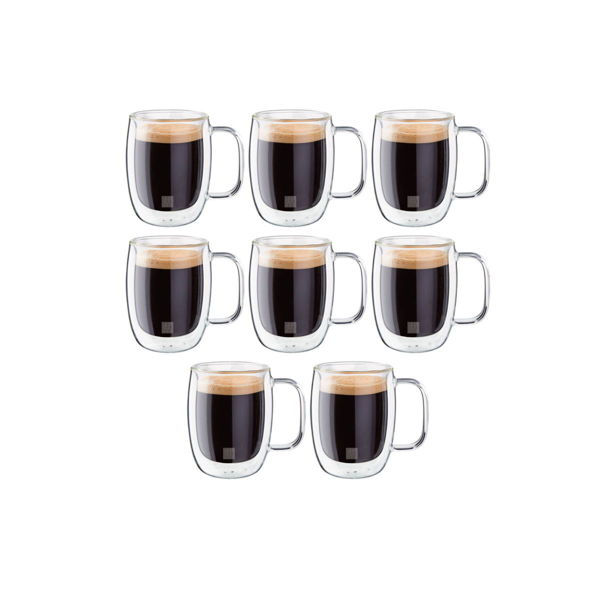Sorrento Plus 8 Piece Espresso Mug Set