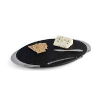 Noir Cheese Board with Knife