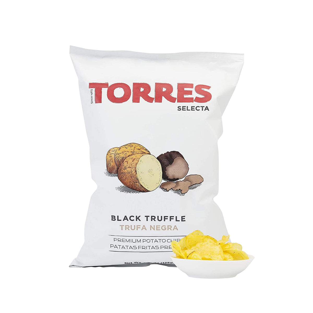 Black Truffle Premium Potato Chips 125g
