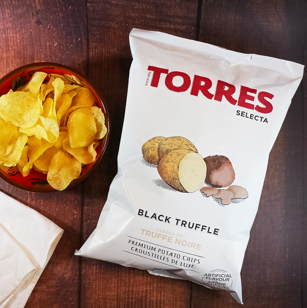 Black Truffle Premium Potato Chips 125g