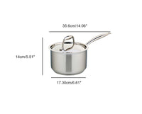 Meyer Accolade Stainless Steel 1.5L Saucepan with cover, Made in Canada