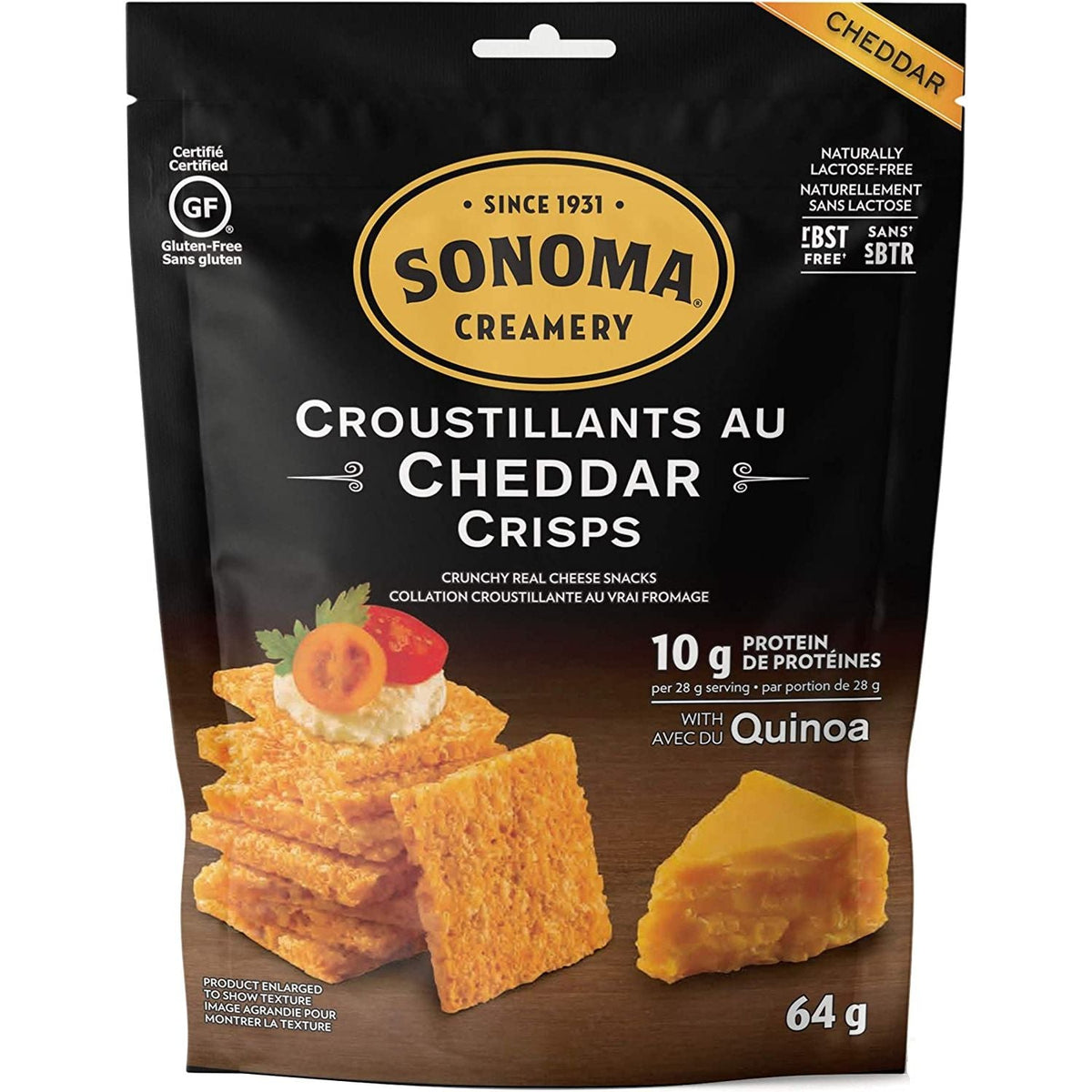 Cheddar Cheese Crisps 64g