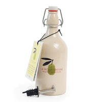 Ceramic Cruet Extra Virgin Green Olive Oil 500ml - SHORT DATE