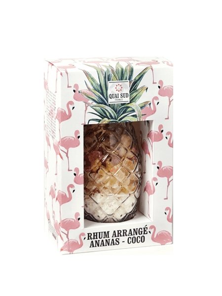 Mix for pineapple arranged rum – Coconut glass Pineapple