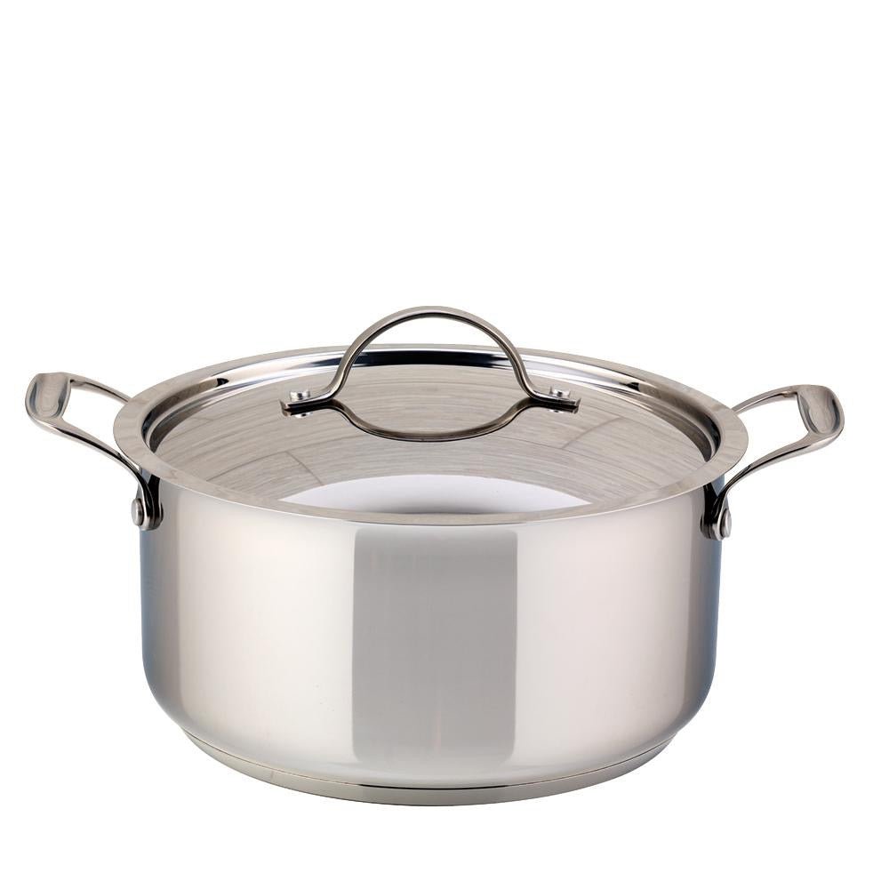 Meyer Confederation Stainless Steel 6.5L Dutch Oven with cover, Made in Canada