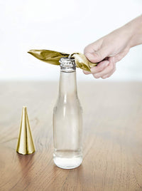 Tipsy Gold Balancing Bottle Opener 