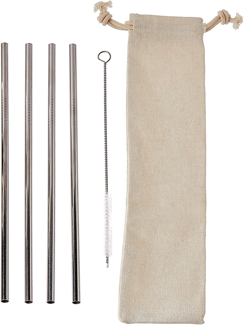Stainless Steel Straight Reusable Drinking Straws