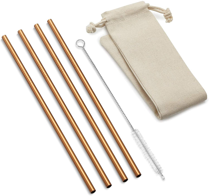 Stainless Steel Straight Reusable Drinking Straws
