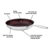 SuperSteel Stainless Steel 28cm/11" Non Stick Fry Pan Skillet