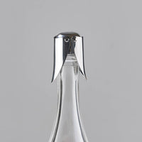 Rocks Champagne Stopper, Polished Stainless Steel