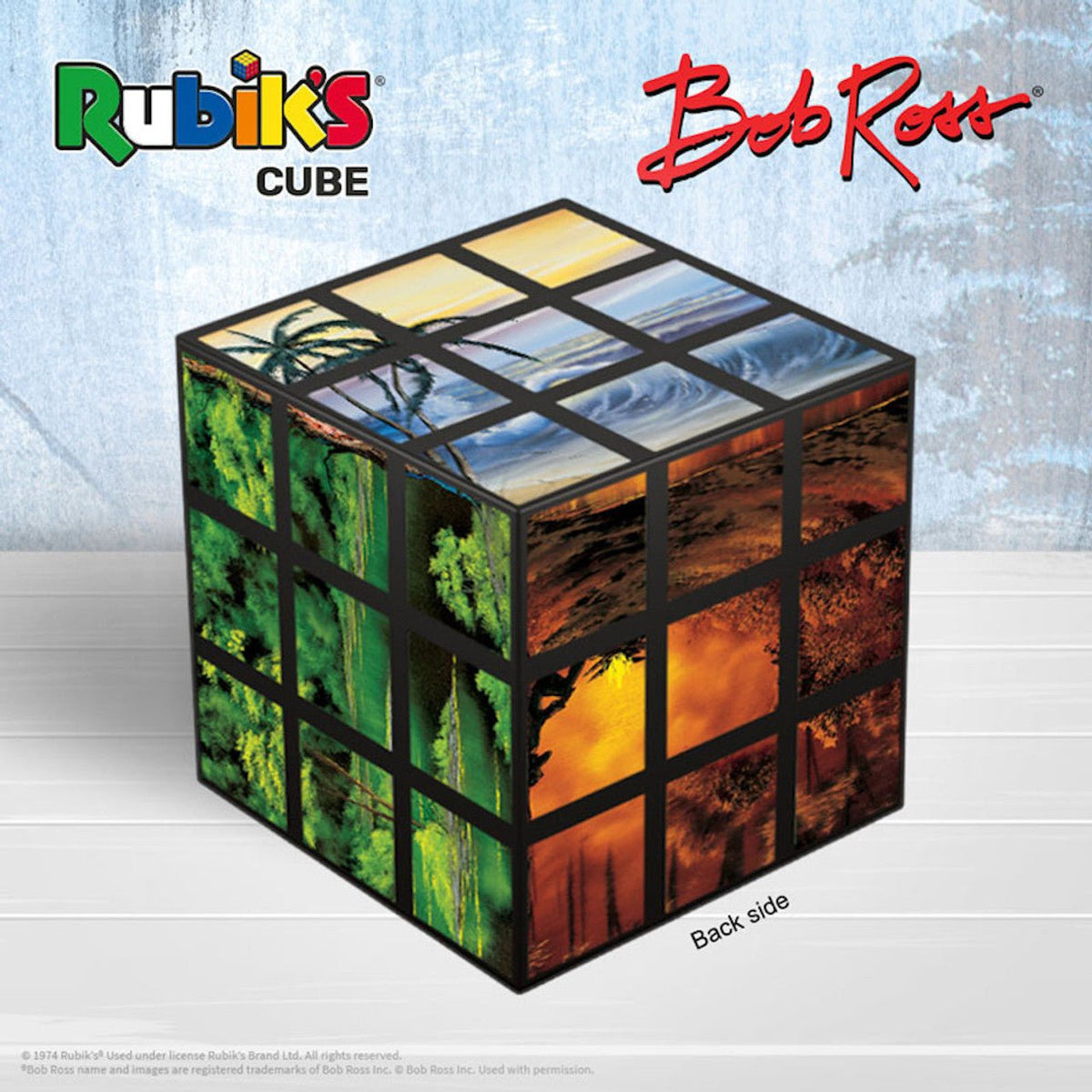 RUBIK'S Cube: Bob Ross Edition