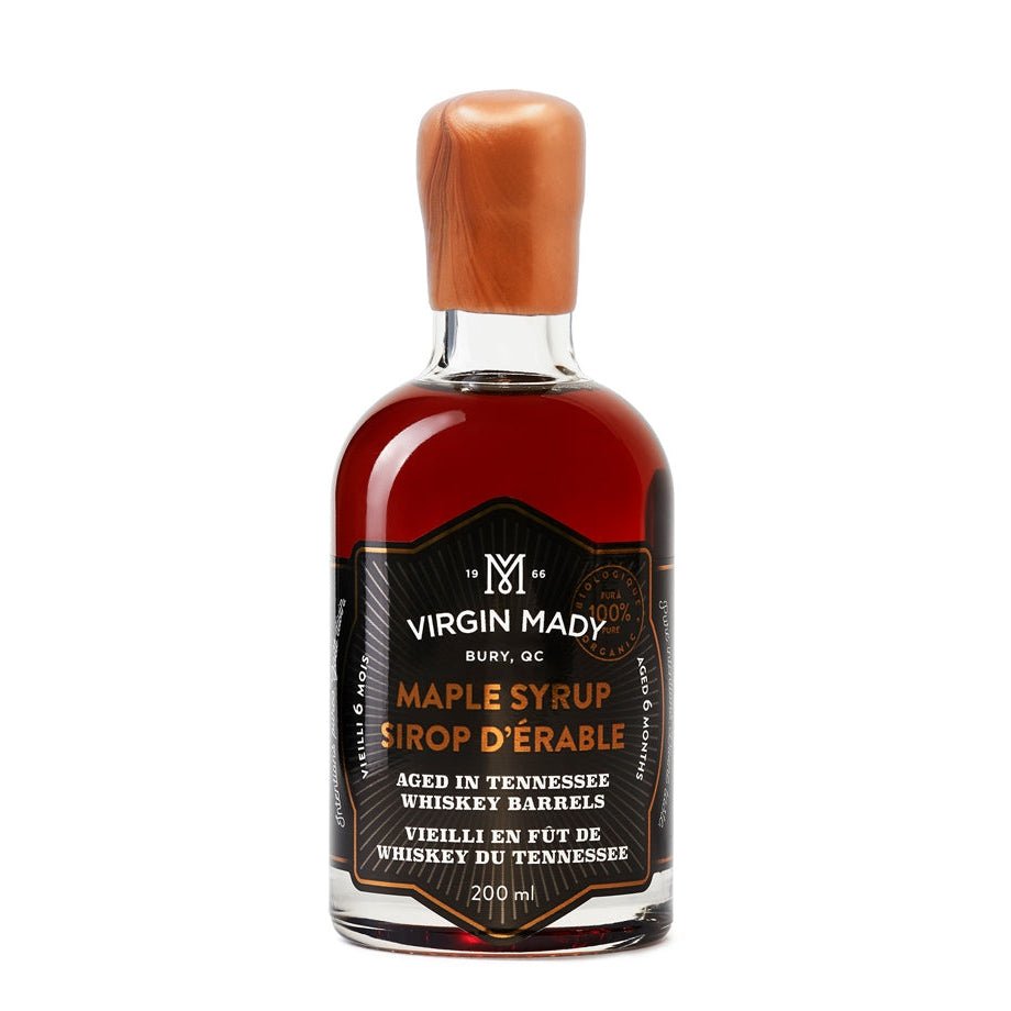 6-Month Whiskey Barrel-aged Organic Maple Syrup - 200ml
