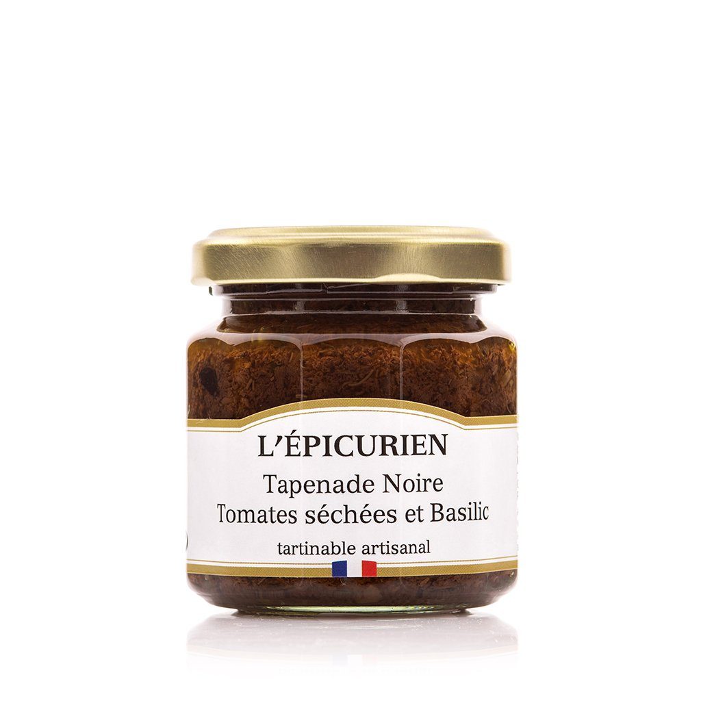 Black Tapenade Dried Tomatoes and Basil 120ml